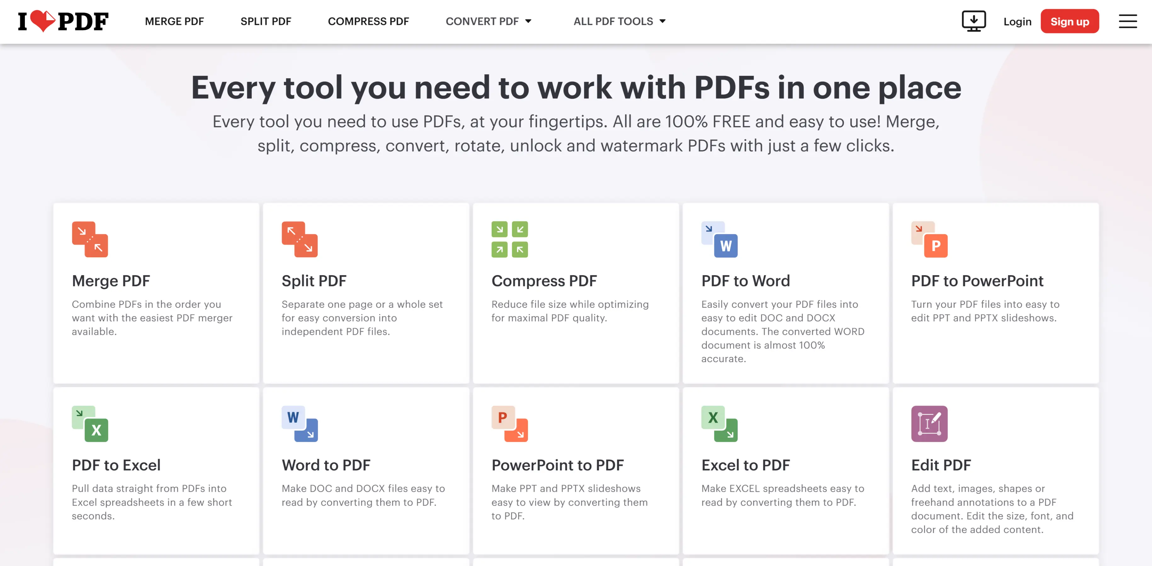 iLovePDF - Online PDF tools for PDF